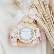 Blaues Florales Hochzeits-Tea-Party