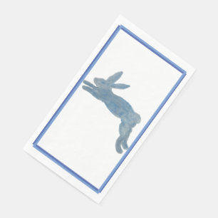 Blaues Französisches Landkaninchen Serviette