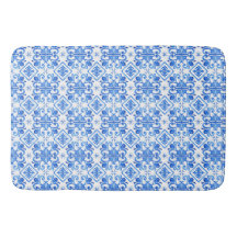 Blaues französisches Toile-Muster