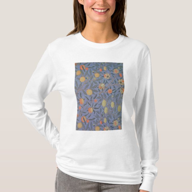 Blaues Fruit oder "Pomegranate T-Shirt (Vorderseite)