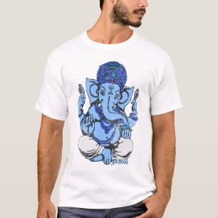 blaues ganesh T-Shirt