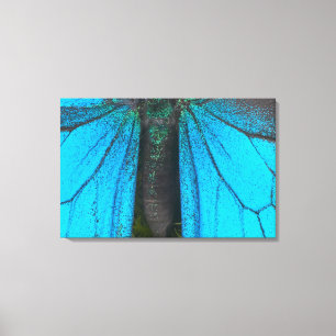 Blaues GebirgsFrack (Papilio Ulysses) Leinwanddruck
