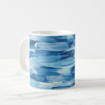 Blaues gefrorenes Pinselstrich. Navy Winter nautic