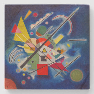 Blaues Gemälde   Wassily Kandinsky   Steinuntersetzer
