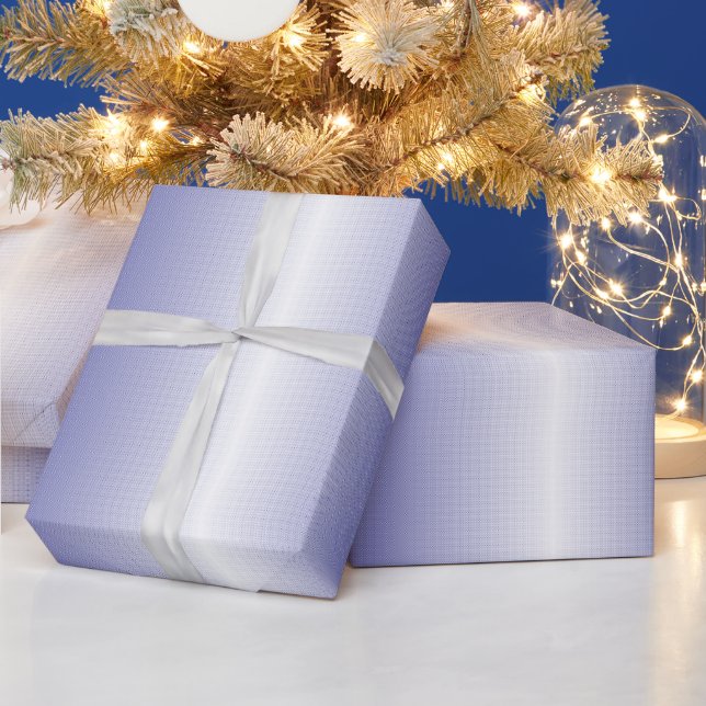 Blaues geometrisches Geschenkpapier (Feiertage)