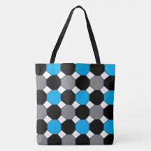 Blaues geometrisches Muster