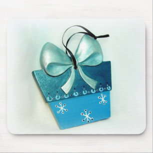 Blaues Geschenk II Mousepad