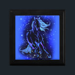 Blaues Geschenkboxen Pferd in der Starrnacht<br><div class="desc">Geschenkboxen mit Pferd, das in blauer Mondlicht läuft Starry Night Magic Animal Zeichne - Wählen / Fügen Sie Ihren einzigartigen Text / Farbe - Make Your Special Gift - Neu formatieren und verschieben oder entfernen und hinzufügen Elemente / Bild mit Anpassungs-Tool ! - Zeichn und Design von MIGNED. Sie können...</div>