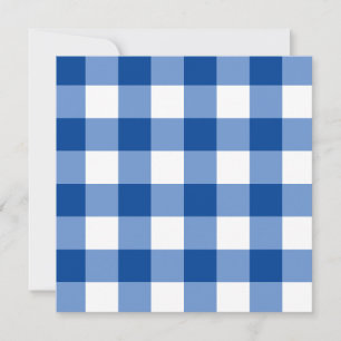 Blaues Gingham-Muster