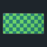 Blaues Gingham-Muster Schreibtischunterlage<br><div class="desc">Blaues Gingham-Muster</div>