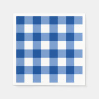 Blaues Gingham-Muster