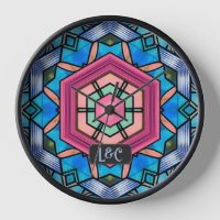 Blaues Glas Art Deco Vintage Paare