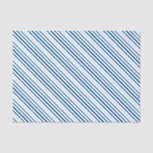 Blaues Glitzer Streifen Winterzellenpapier Seidenpapier