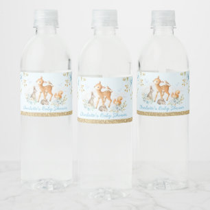 Blaues GoldpastellwaldblumenBabyparty