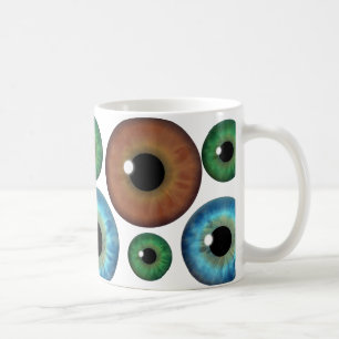 Blaues Grün Brown schaut coole kundenspezifische Kaffeetasse