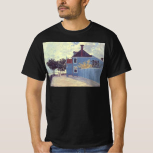 Blaues Haus in Zaandam von Claude Monet T-Shirt