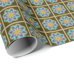 Blaues helles Schleifpapier Geschenkpapier