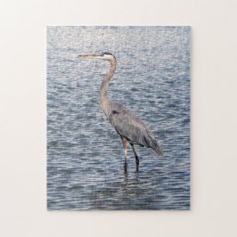 Blaues Heronwasser-Puzzle