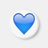 Blaues Herz - Emoji