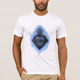 Blaues Herz T-Shirt