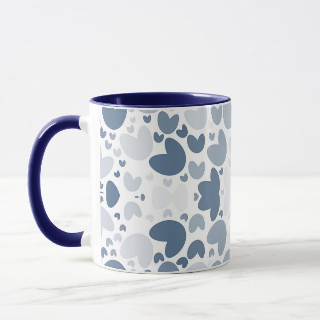 Blaues Herz Tasse (Links)