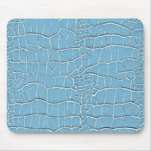 💙 Blaues Himmel-Leder-Schreibtisch Ruhiges modern Mousepad