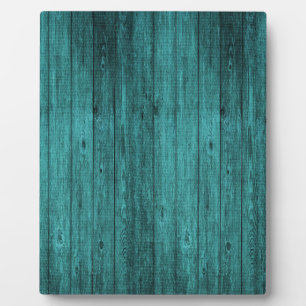 blaues Holz Fotoplatte