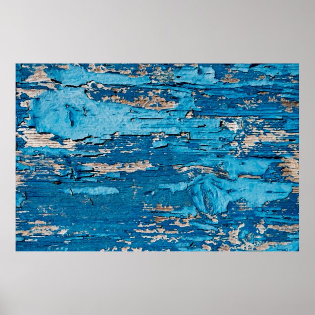Blaues Holz  Poster (Vorne)