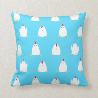 Blaues Huhn-Kissen Kissen