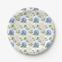 Blaues Hydrangea Blumenmuster