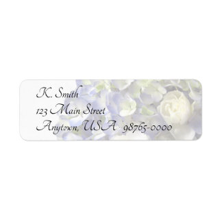Blaues Hydrangea personalisierbar