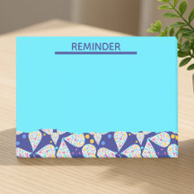 Blaues individuelles Petulmuster
