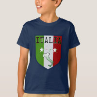 Blaues Italien-Wappen-mittelalterliches