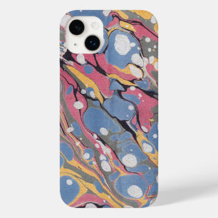 Blaues italienisches Marmormuster Case-Mate iPhone 14 Plus Hülle