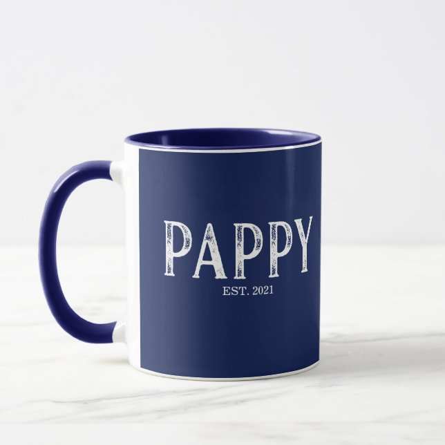 Blaues Jahr der Segel Tasse (Links)