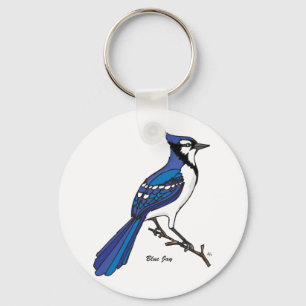 BLAUES JAY SCHLÜSSELANHÄNGER