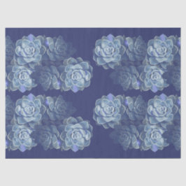 Blaues Kaktus-Tissue Seidenpapier