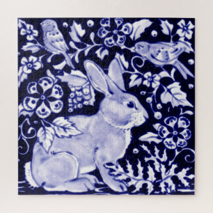 Blaues Kaninchen Walland Elegante Tierkunst