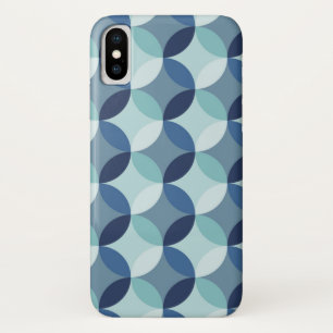 Blaues Kreis-Muster Case-Mate iPhone Hülle