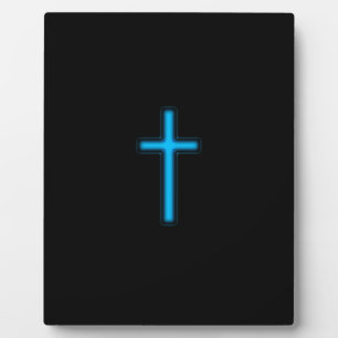 Blaues Kreuz Fotoplatte