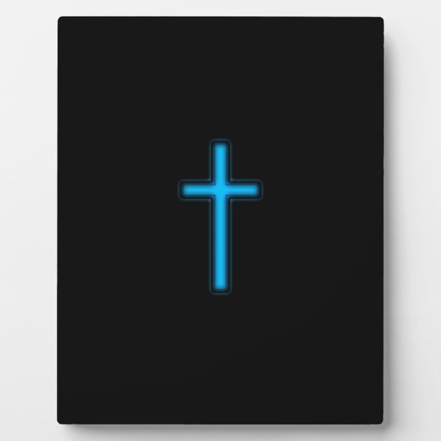 Blaues Kreuz Fotoplatte (Vorderseite)