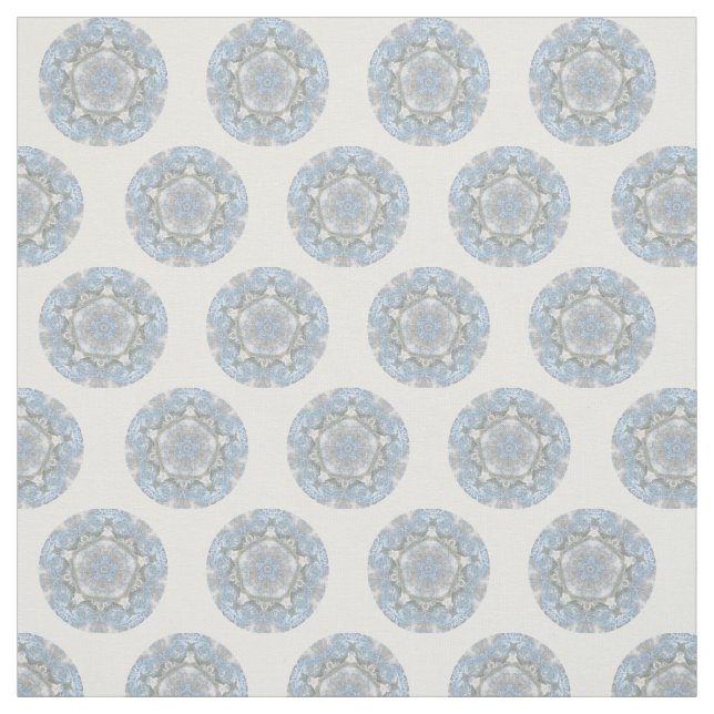 Blaues Lacy abstraktes Stoff (Muster)