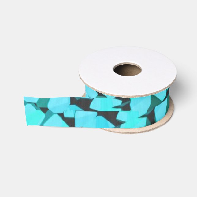 Blaues Lawinenband Ripsband (Spule)