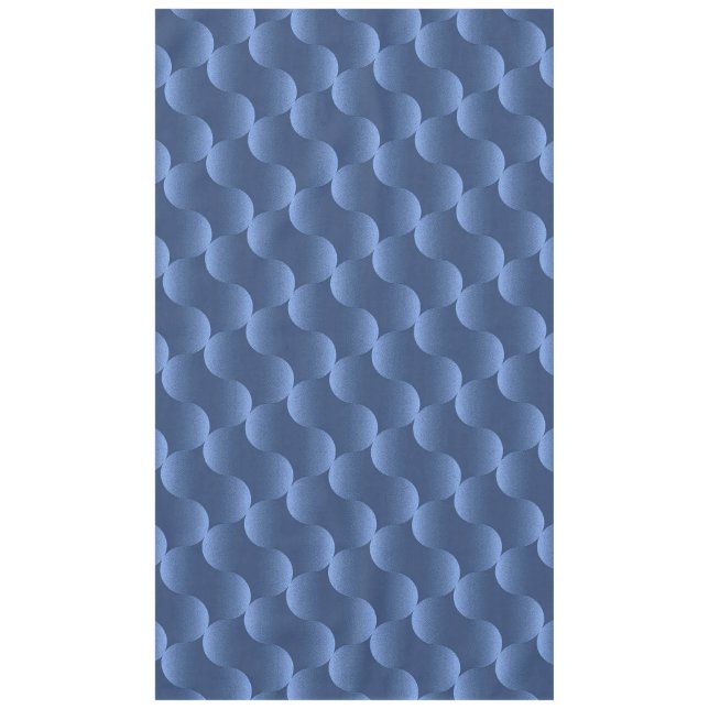 Blaues, lebendiges Muster Tischdecke (Vorderseite)