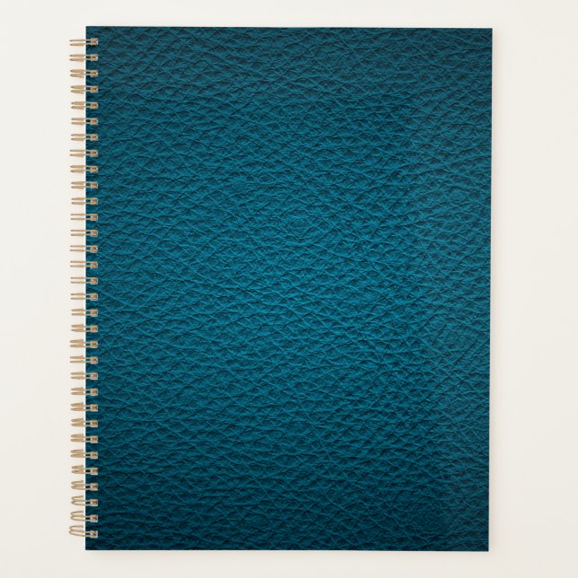Blaues Leder  Planer (Vorderseite)