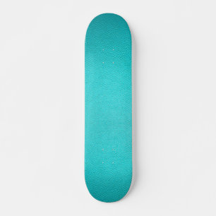 Blaues Leder Skateboard