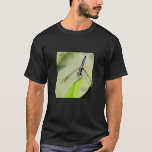 Blaues Libelle, grünes Foto Naturliebhaber T-Shirt