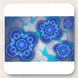 Blaues Licht Getränkeuntersetzer