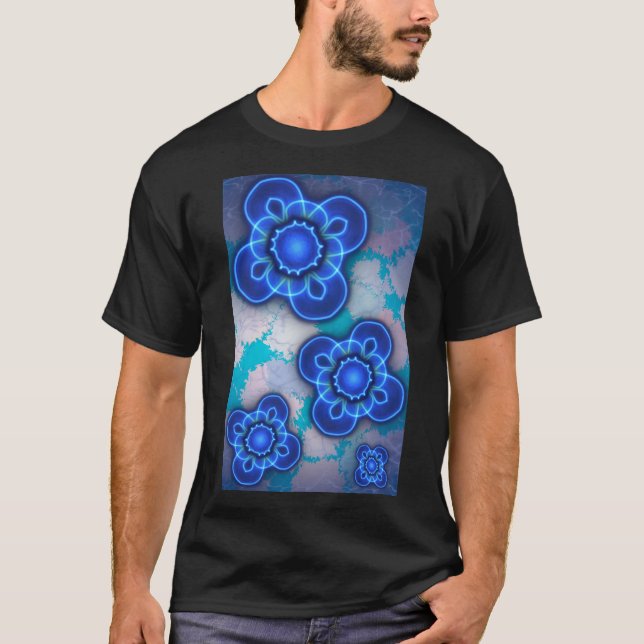 Blaues Licht T-Shirt (Vorderseite)