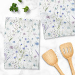 Blaues Lila Hübsches Wildblume Blumenmuster Geschirrtuch<br><div class="desc">Einführen in unsere Blue Lila Hübsche Wildblume Blumenmuster Fleece Küchentuch. Die Aquarellbilder zeigen die Blume der wilden Felder,  ideal für Naturliebhaber und Wildblumen. Die Küchendekoration wird durch eine elegante Blume-Wiese ergänzt.</div>